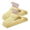 Beige Velvet Hangers 17.5 . Pack of 5 Thin Hangers Non Slip Velvet for Any Clothing Style. Sturdy & Heavy Duty Velvet Hanger 17.5 Inch Size. Portable Adult Velvet Clothes Hangers